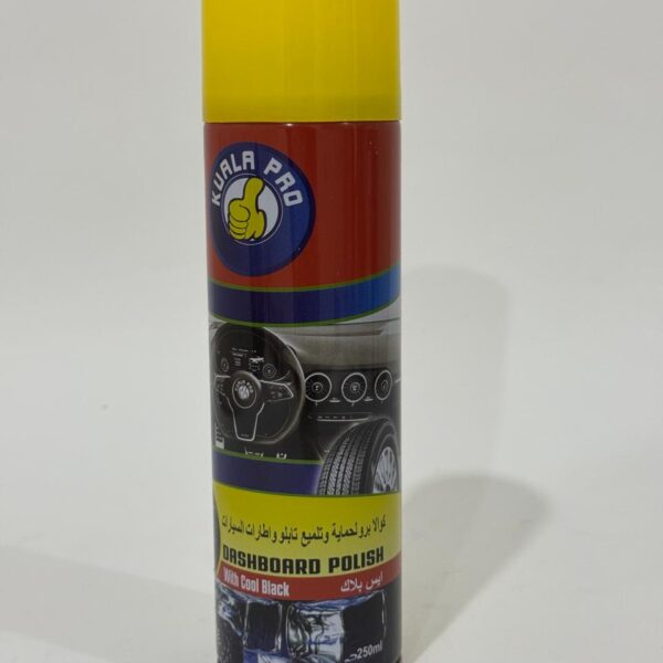 KUALA PRO 250ml ملمع التابلوه و الاطارات الماليزى